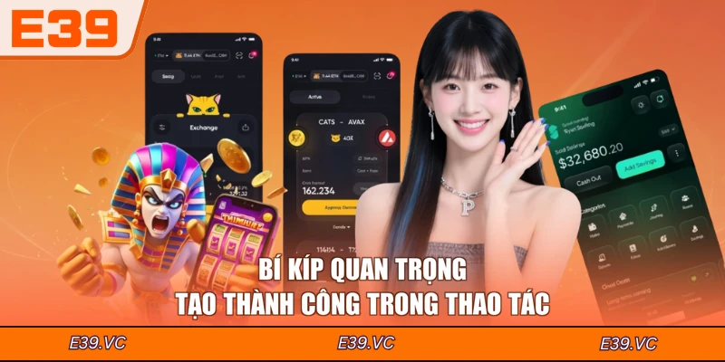 Bí kíp quan trọng để thành công trong thao tác